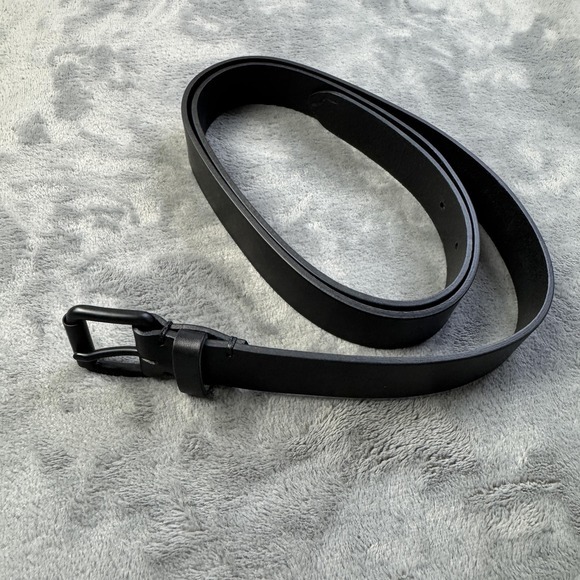 Bonobos Belt Mens Size 42 Black‎ Genuine Leather England Dress Classic NEW